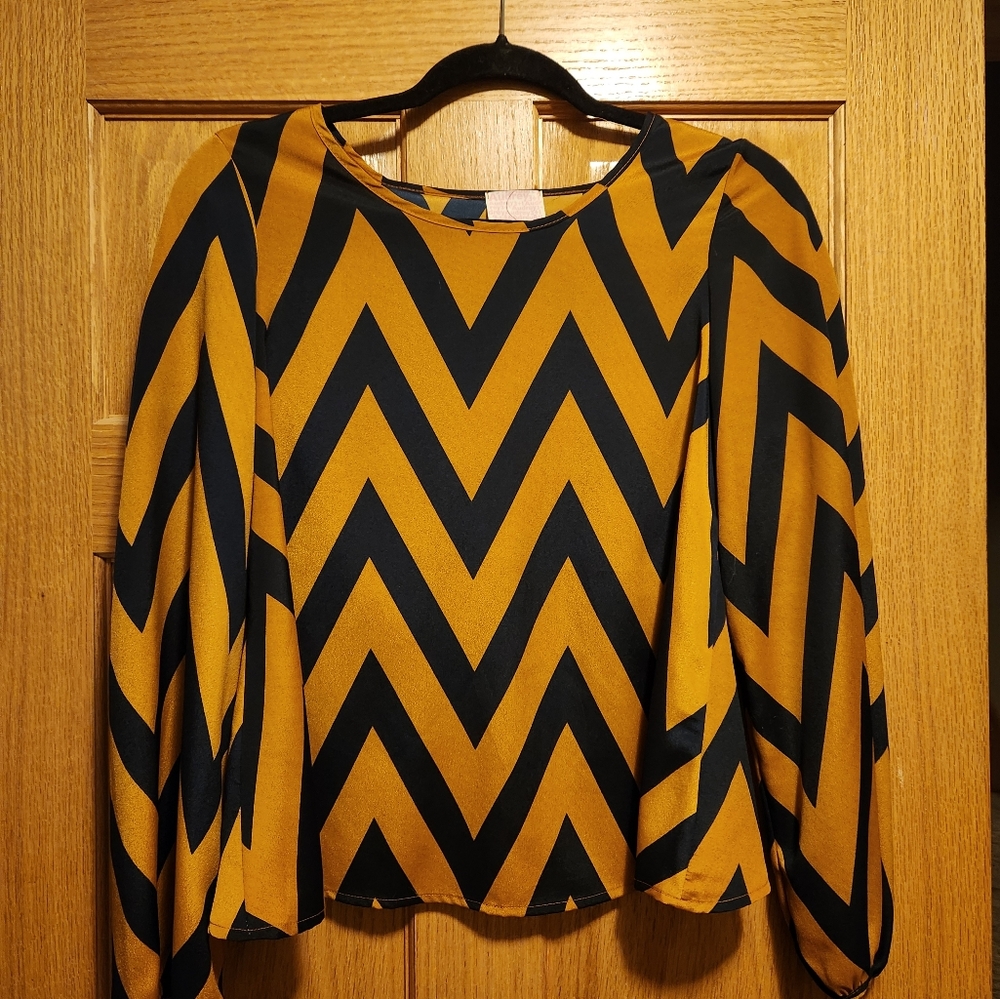 Chevron Stripe Top